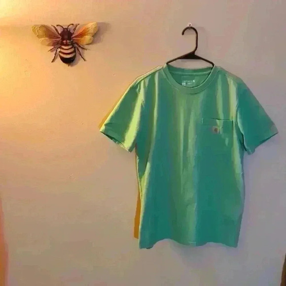 Carhartt T-shirt with pocket, green, large - Picture 1 of 6
